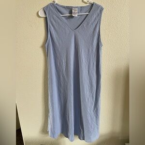 Linen shift dress